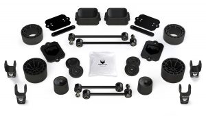 1365305 – JL 2dr Sport/Sahara: 2.5" Performance Spacer Lift Kit & Shock Extensions