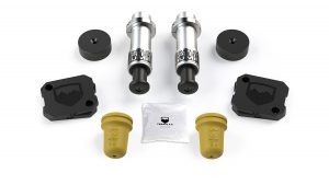 1968352 – JT: 2"-Stroke SpeedBump & Progressive Bump Stop Kit – Front & Rear (2.5–3.5" Lift)