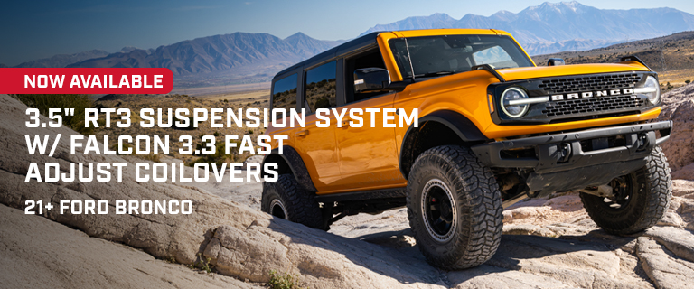 TERAFLEX 2021+ FORD BRONCO 3.5” RT3 SUSPENSION SYSTEM