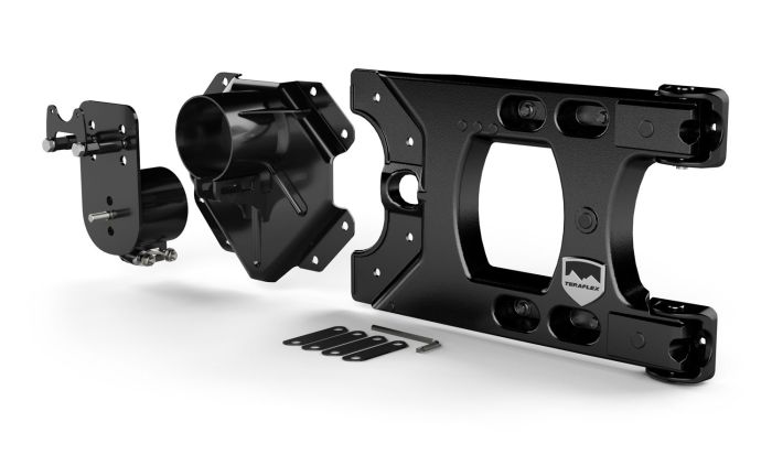 Teraflex | JK Alpha HD Hinged Spare Tire Carrier & Adjustable