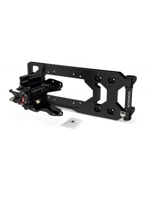 JL: Alpha HD Hinged Spare Tire Carrier & Adjustable Spare Tire Mount Kit (5x5”)