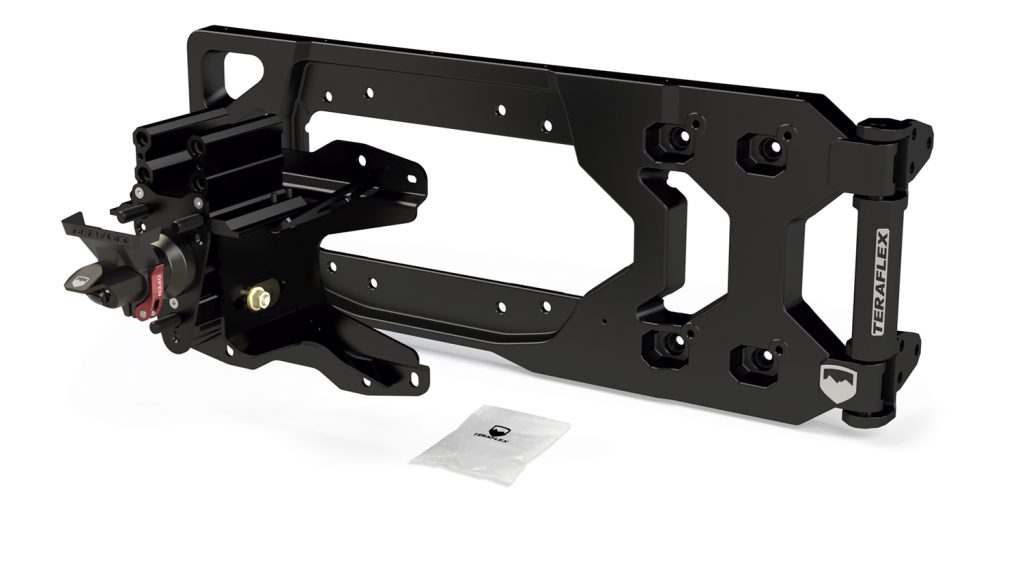 4838920 – JL: Alpha HD Hinged Spare Tire Carrier & Adjustable Spare Tire Mount Kit – 5x5”